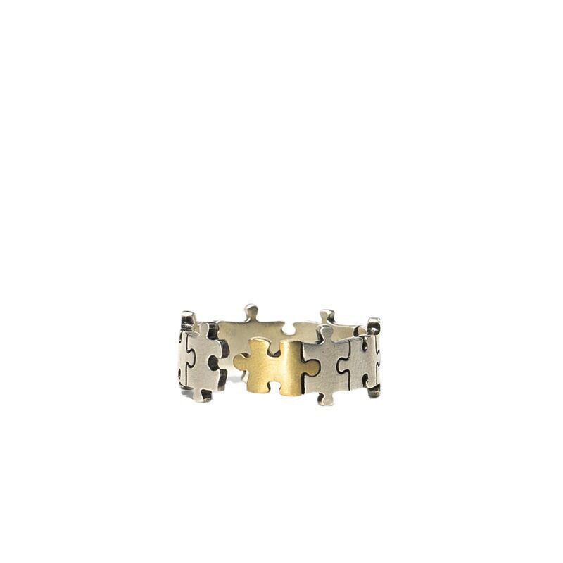 New Personalized Creative Splicing Ring By Sapphire Haven