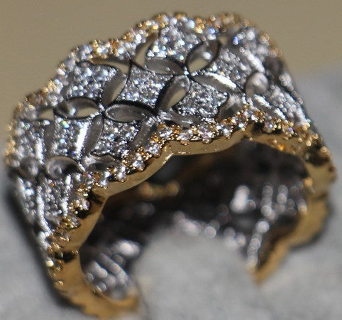 Zircon Trendy Star Ring By Sapphire Haven