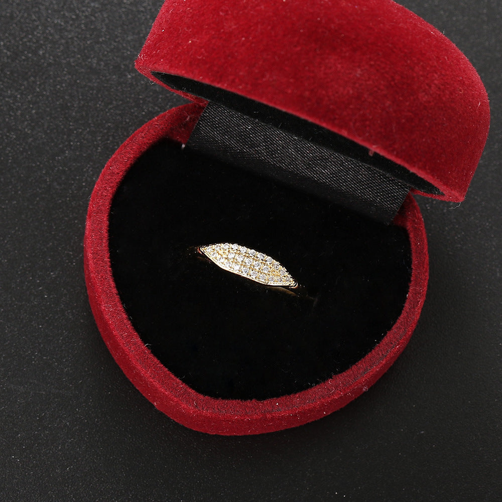Women's Fashion Gold-plated Simple Thin Ring By Sapphire Haven
