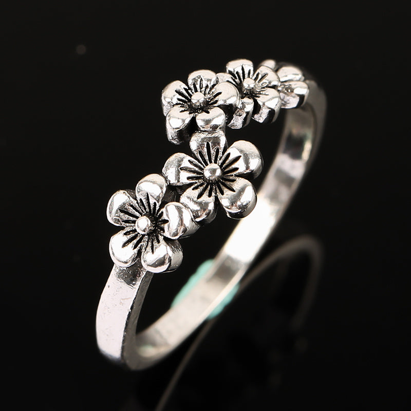 Women's Fashion Retro Red Zircon Ring By Sapphire Haven