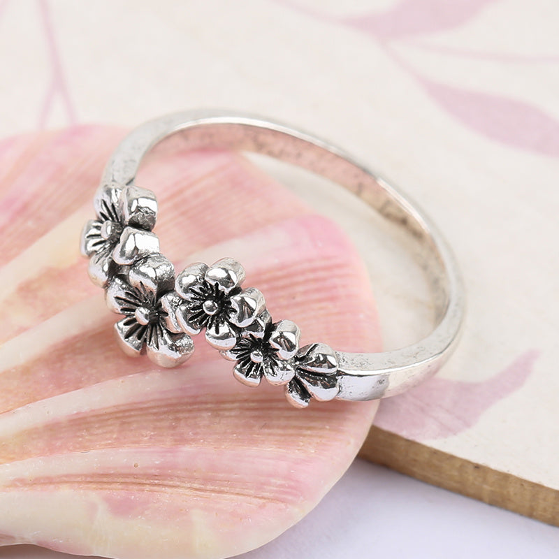 Women's Fashion Retro Red Zircon Ring By Sapphire Haven